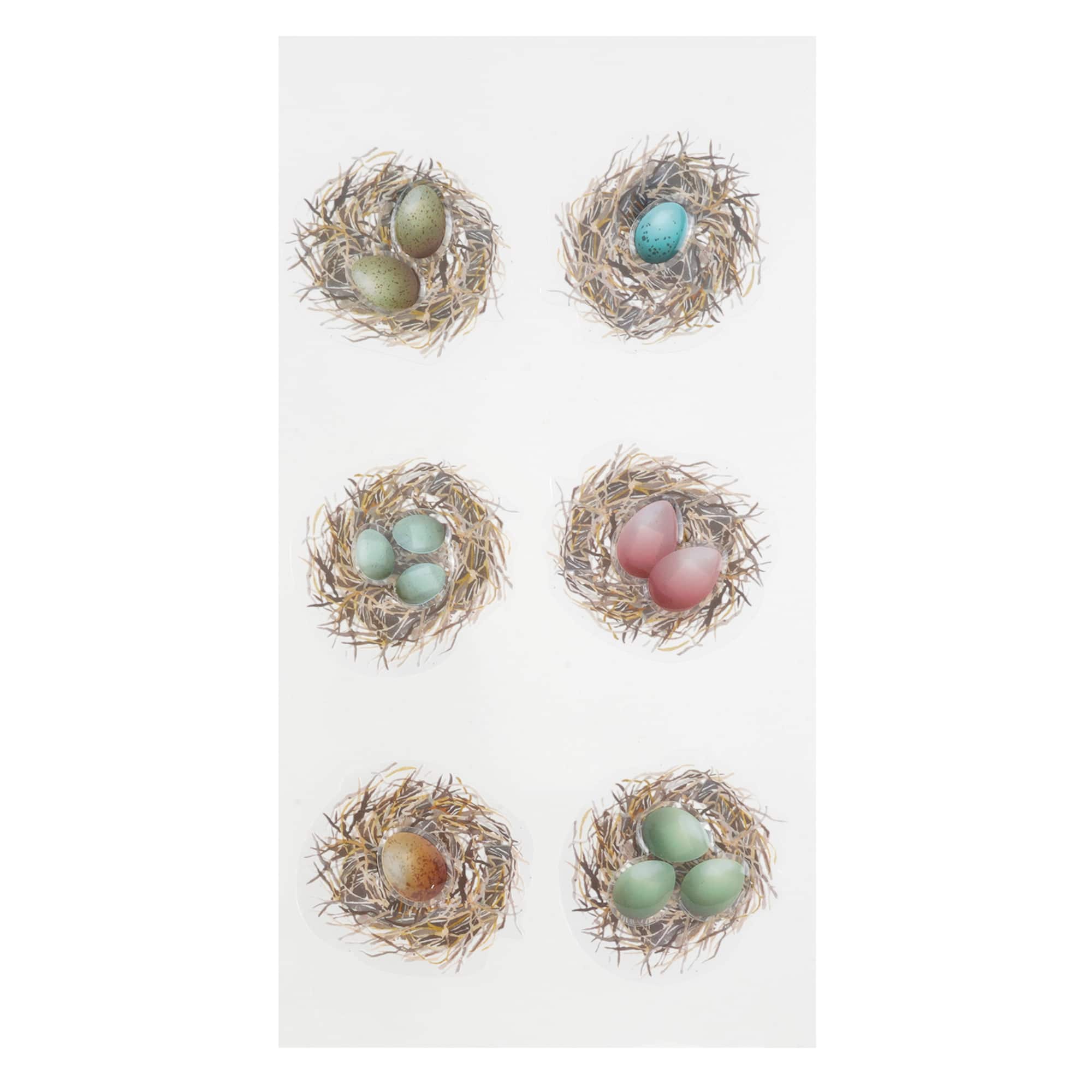 Bird Eggs in Nest Stickers by Recollections™